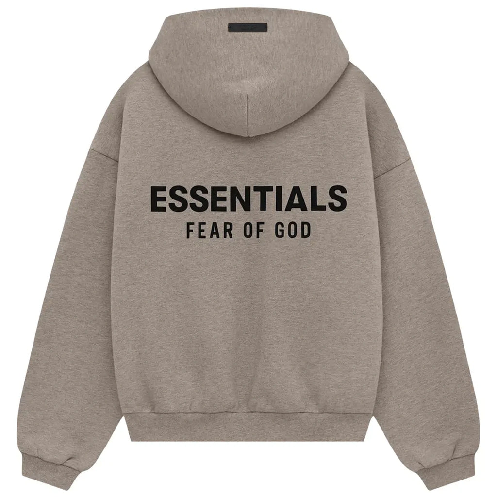 Essentials FW24 Heather Grey Hoodie