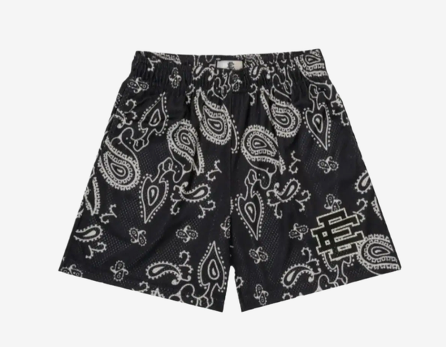 Eric Emanuel Basic Paisley Shorts - Black