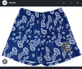 Eric Emanuel Basic Paisley Shorts - Royal Blue