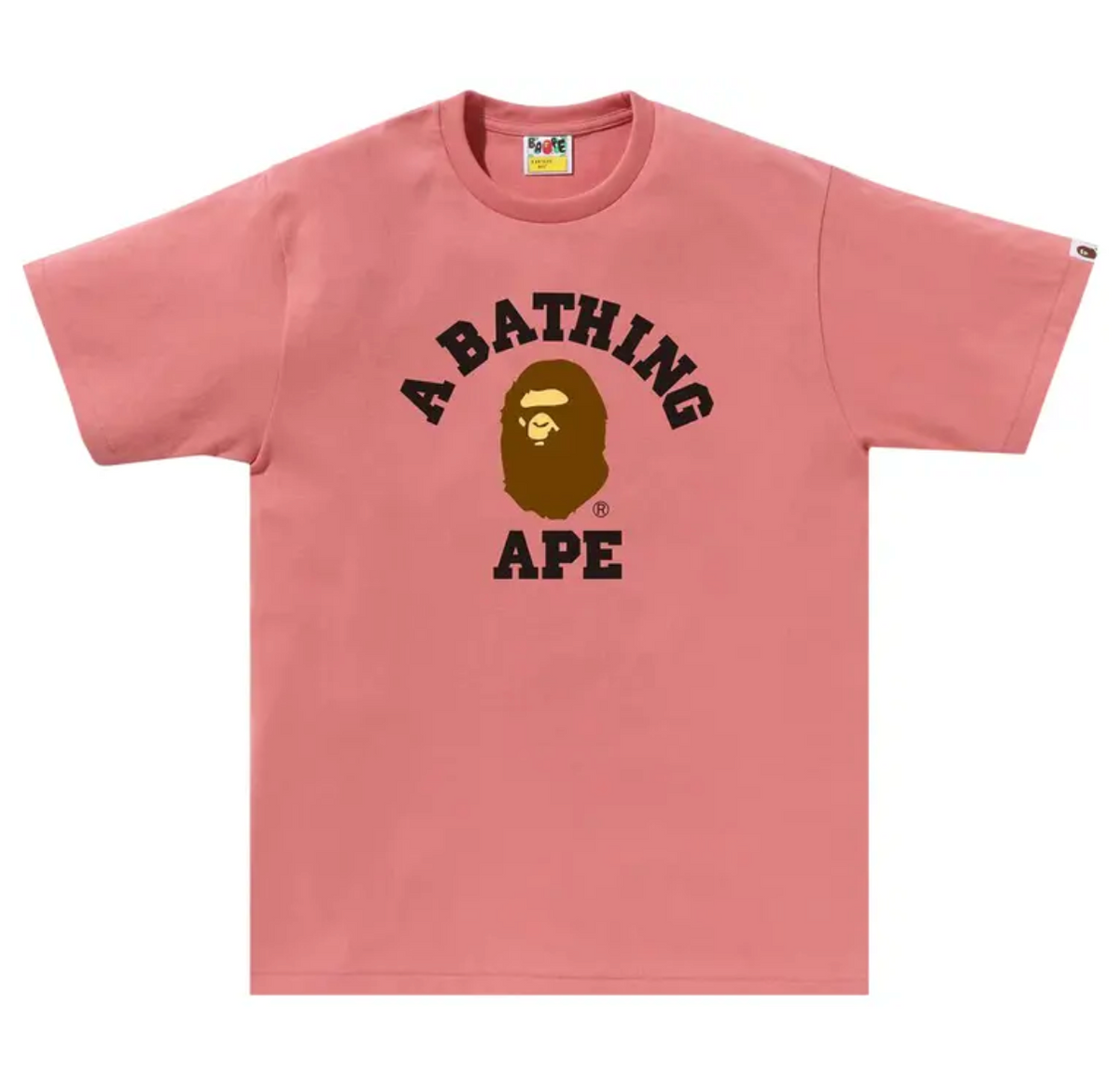 BAPE College Tee - Pink