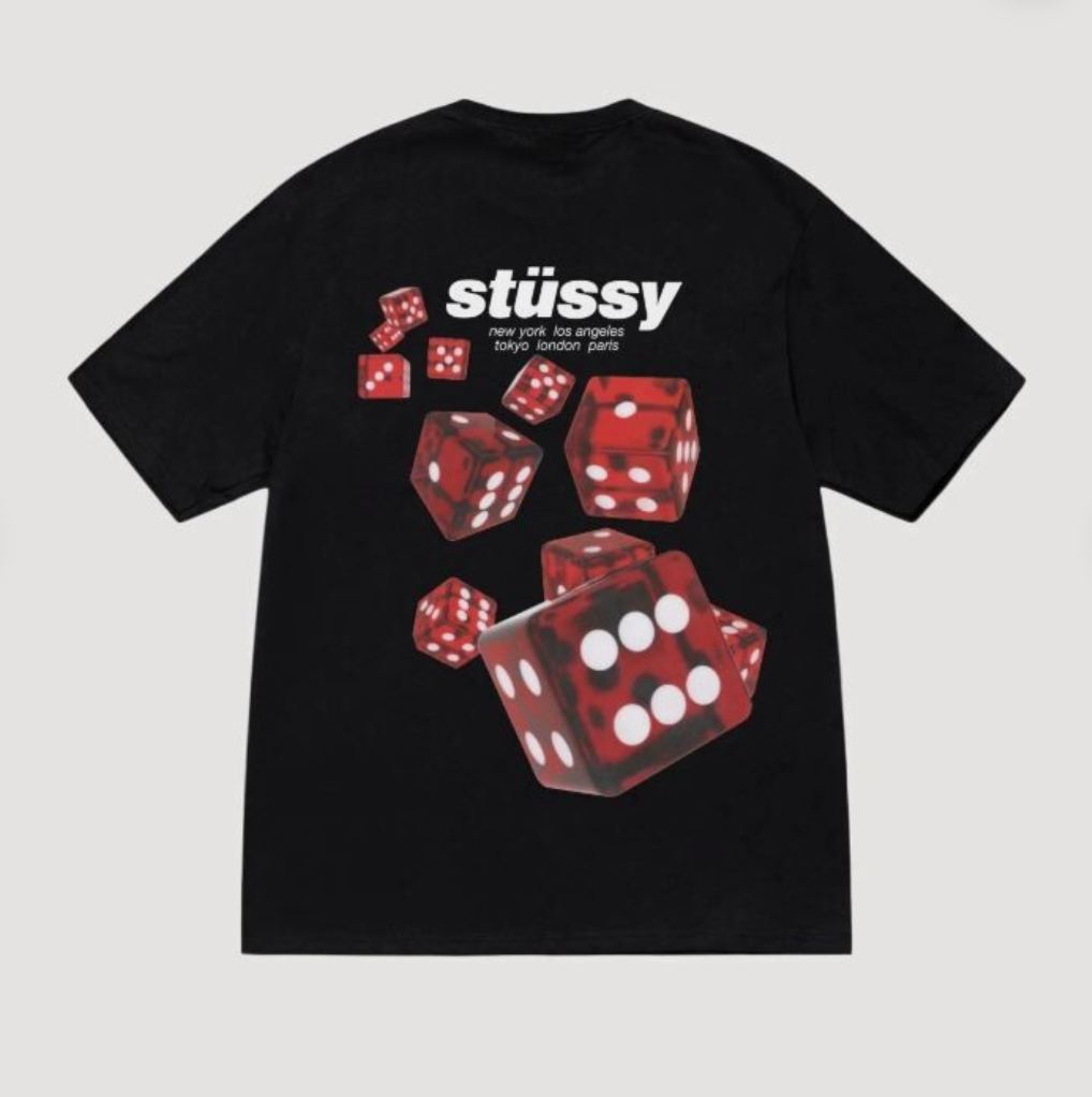 Stussy Rollers Tee - Black