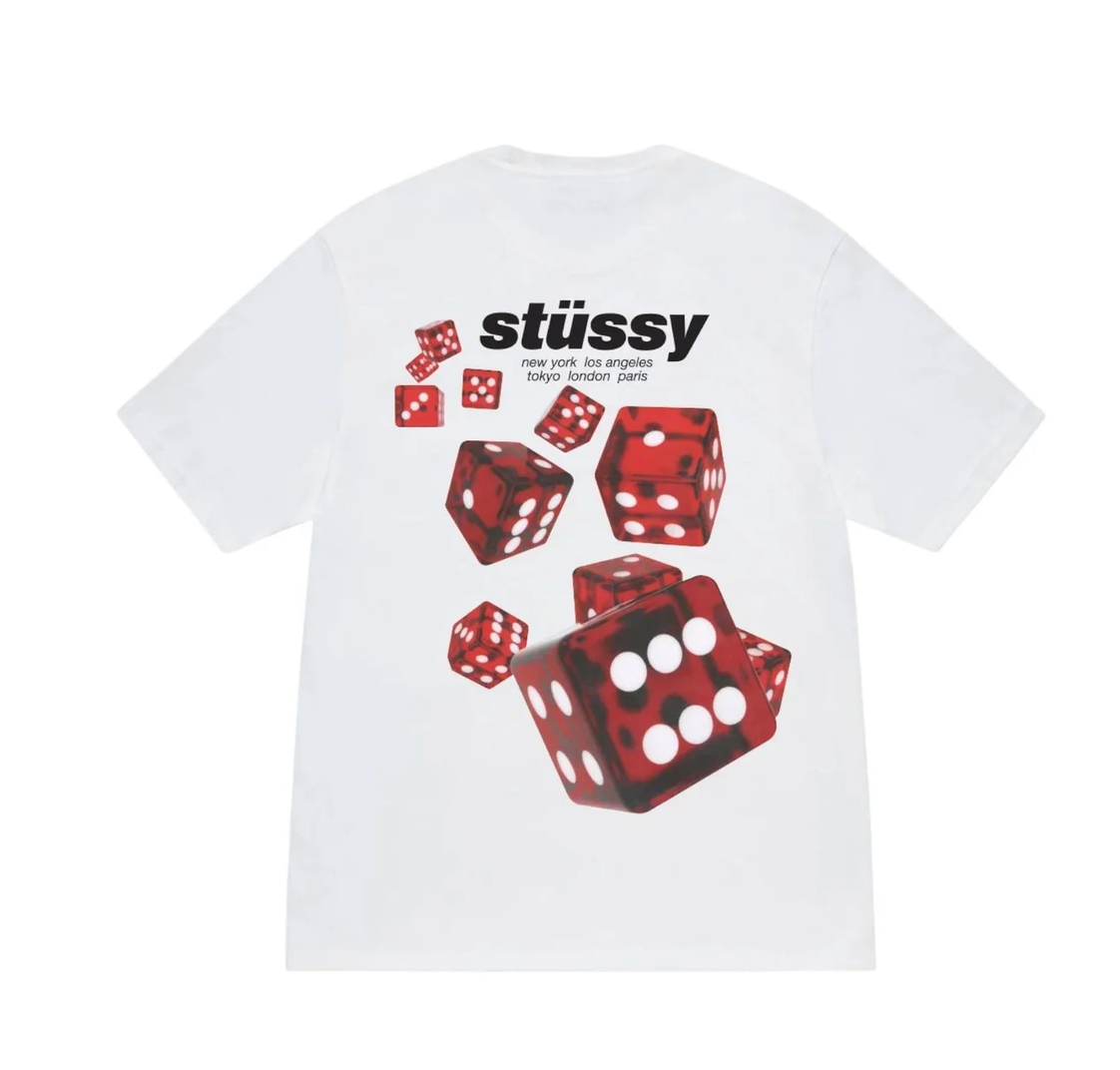 Stussy Rollers Tee - White
