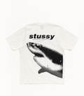 Stussy Shark Tee Pigment Dyed - White