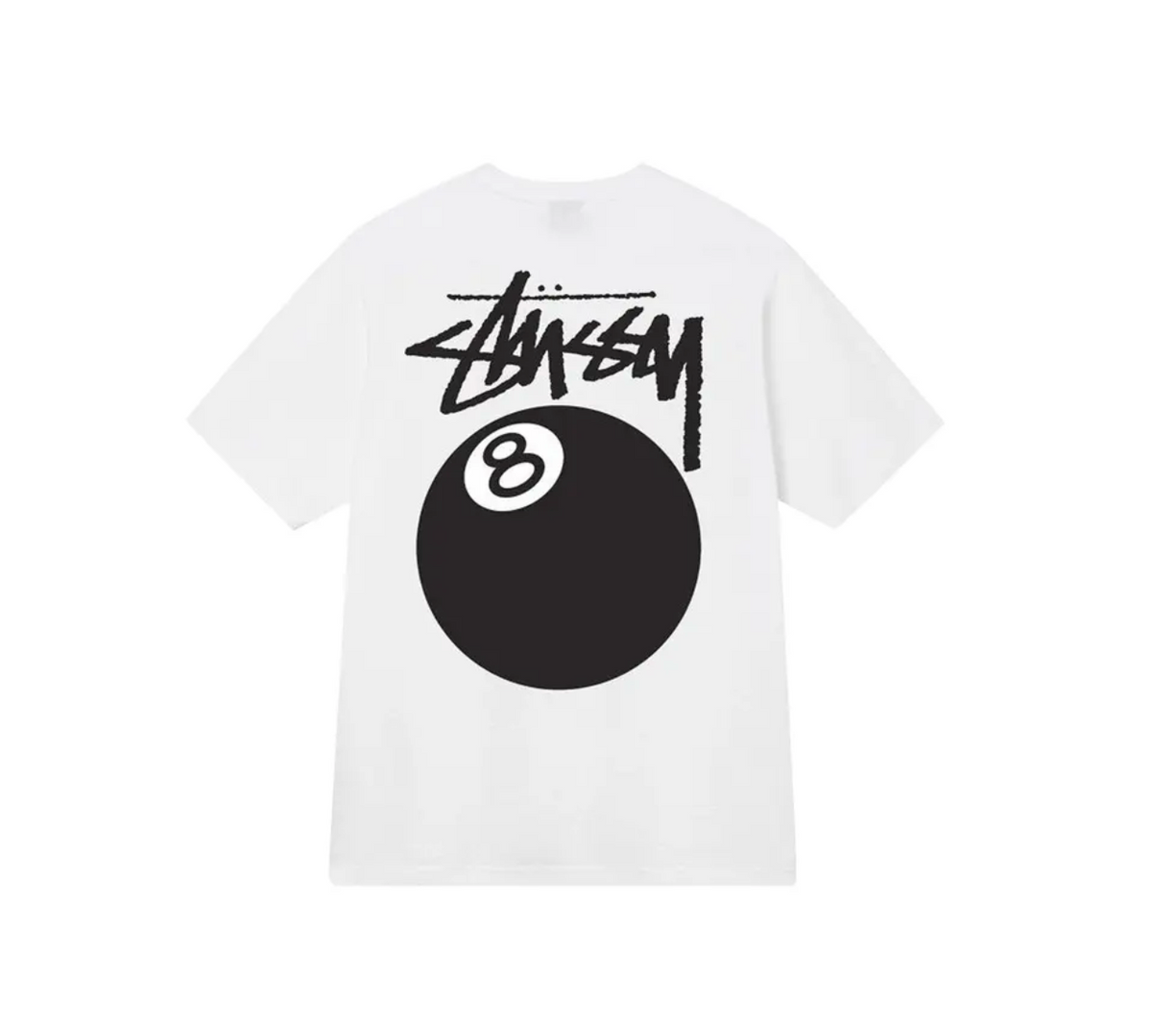 Stussy 8 Ball Tee - White