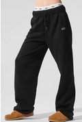 Alo Accolade Straight Leg Sweatpants - Black