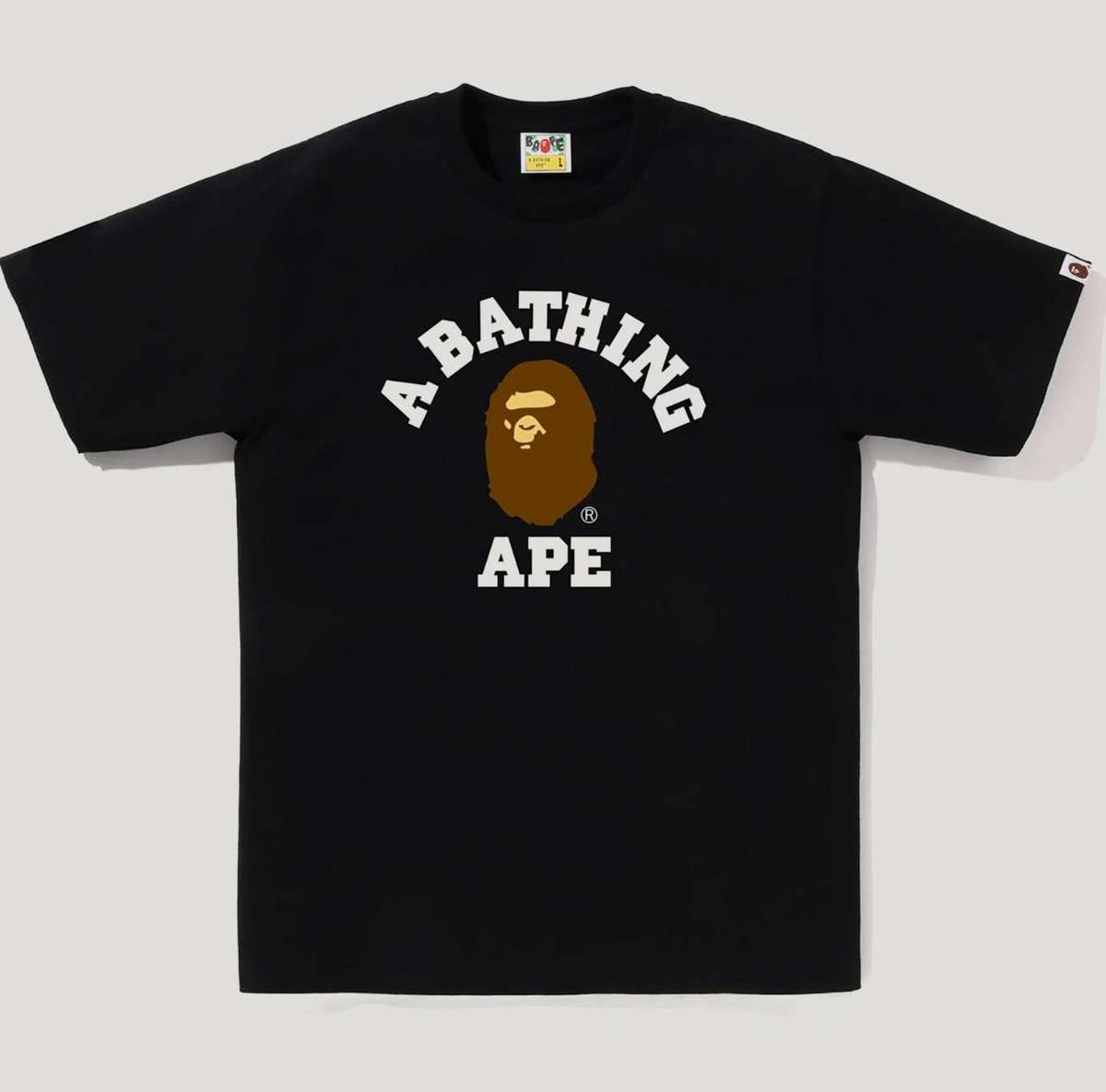 BAPE College Logo Tee - Black