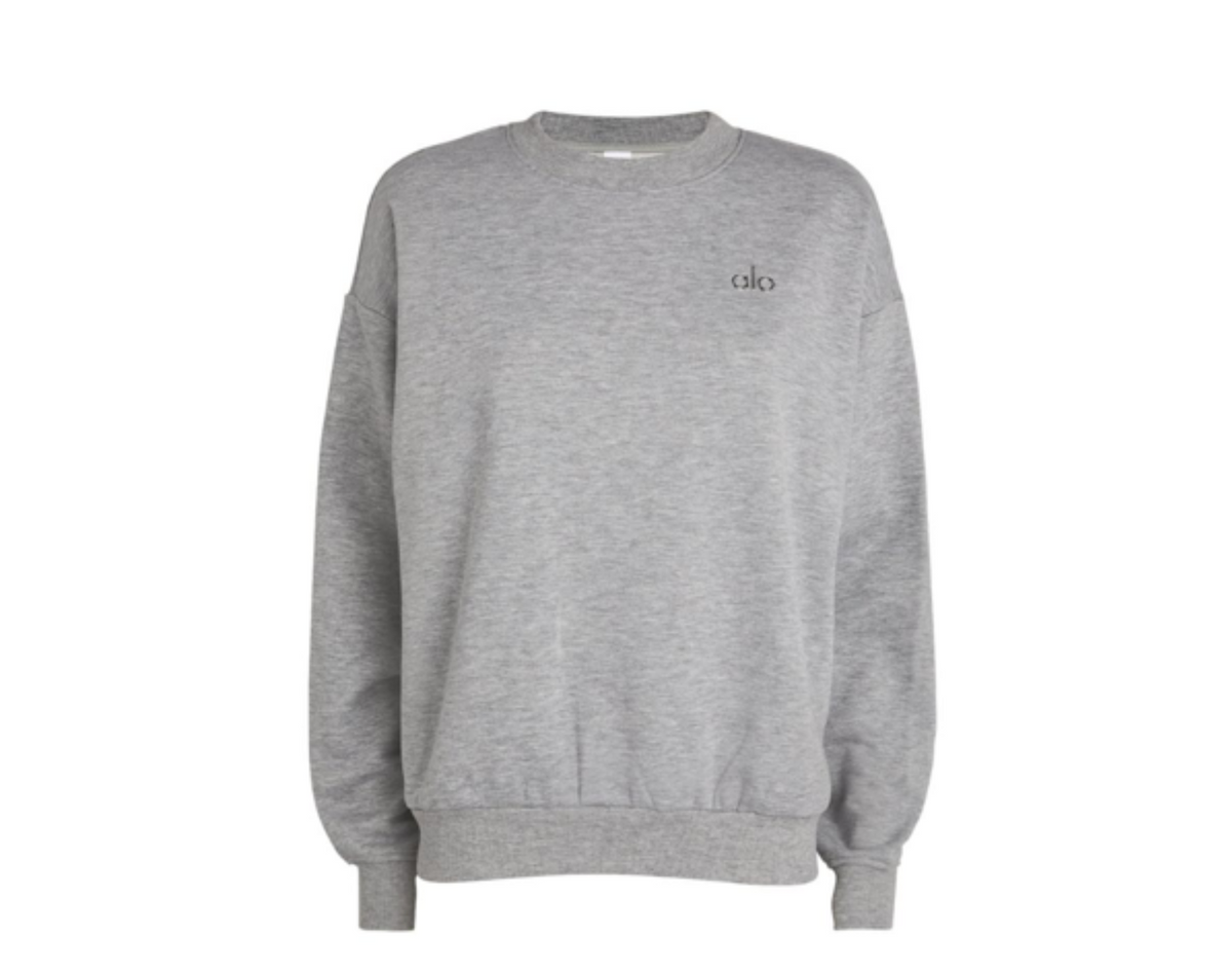 Alo Accolade Crewneck - Heather Grey