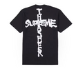 Supreme x Thrasher Cross Tee - Black