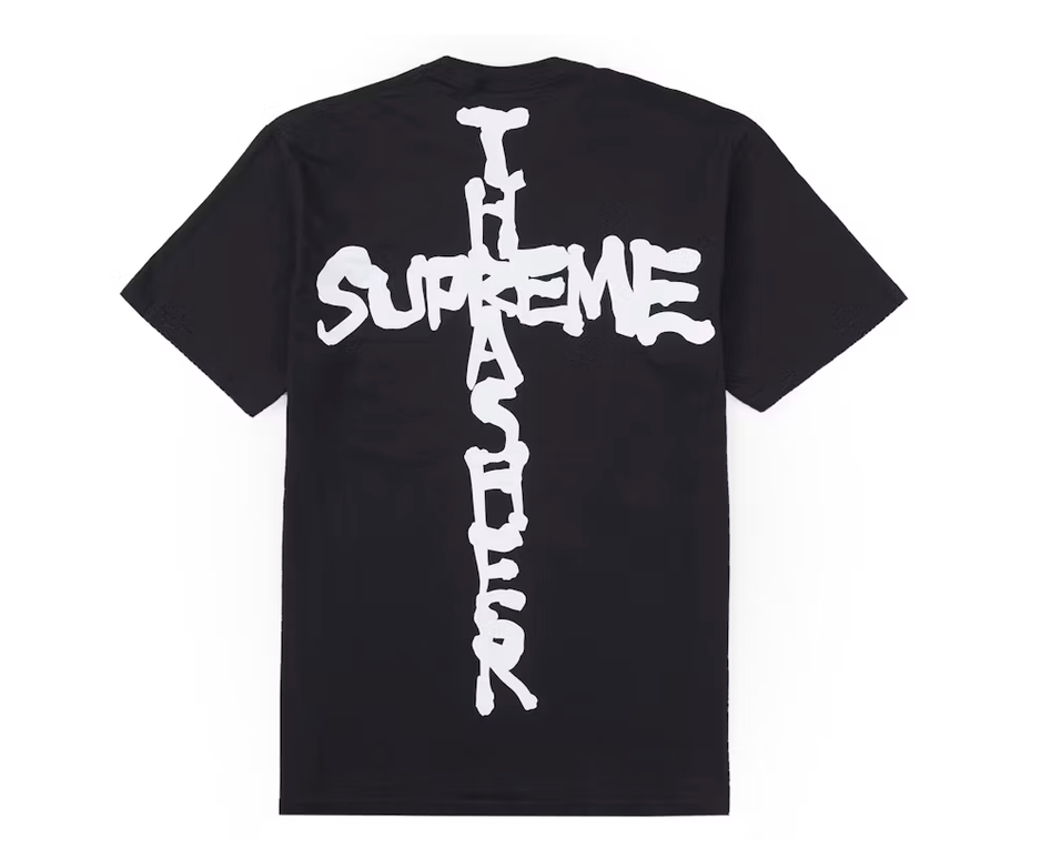 Supreme x Thrasher Cross Tee - Black