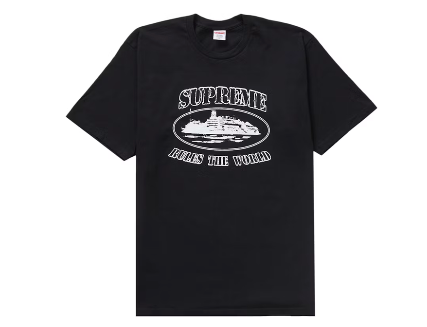 Supreme Corteiz Rules The World Tee - Black