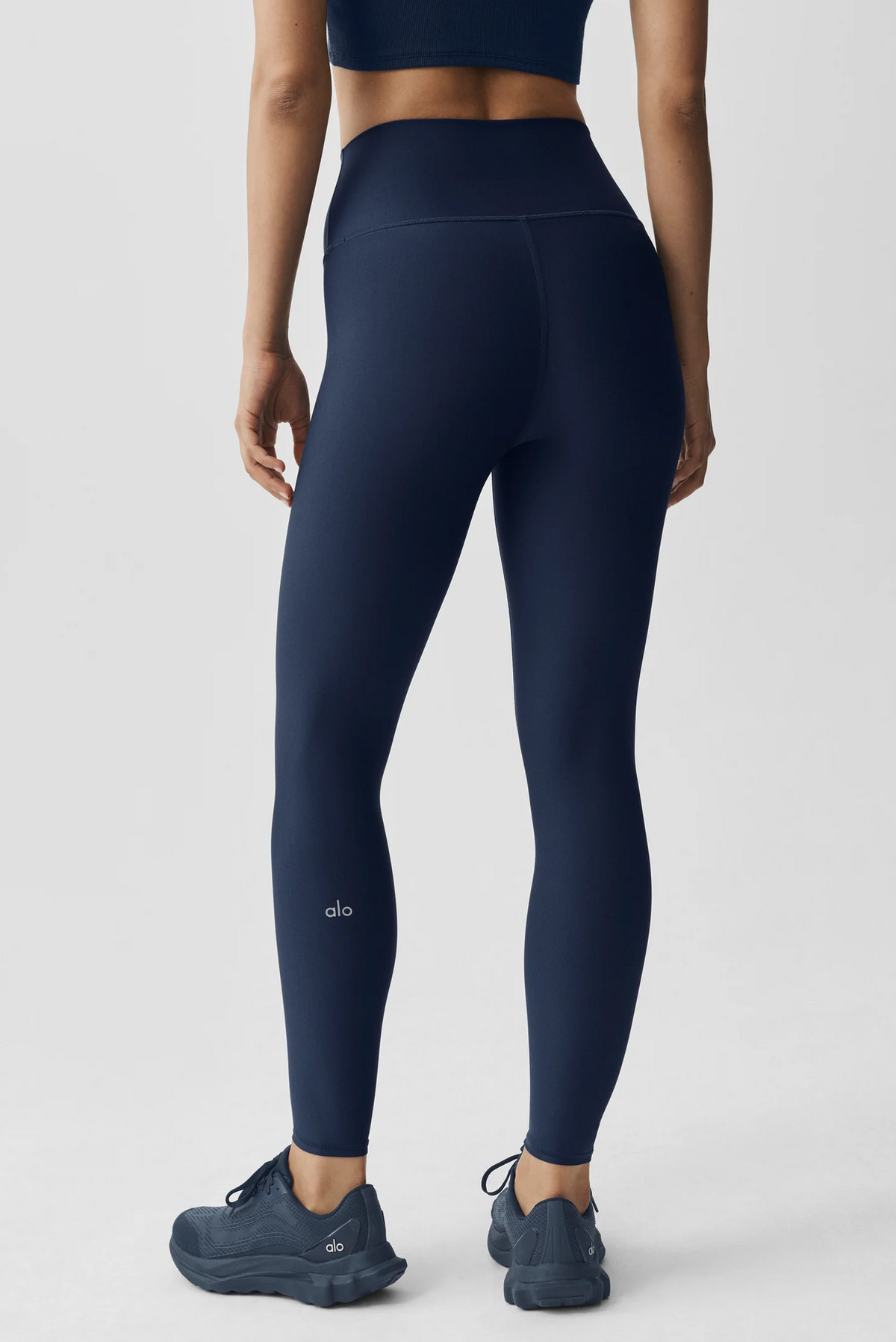 Alo High Waist Airlift Leggings - Navy