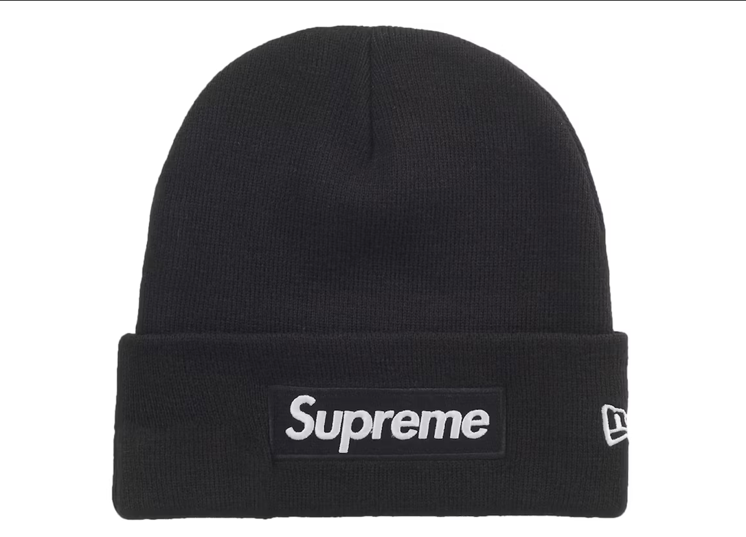 Supreme New Era Box Logo Beanie (FW25) - Black