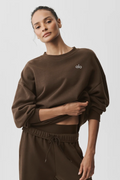 Alo Accolade Crewneck - Espresso