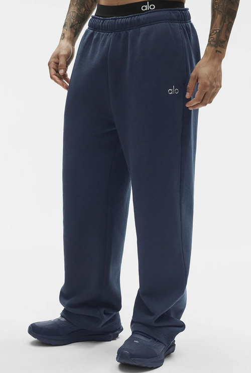 Alo Accolade Straight Leg Sweatpants - Navy