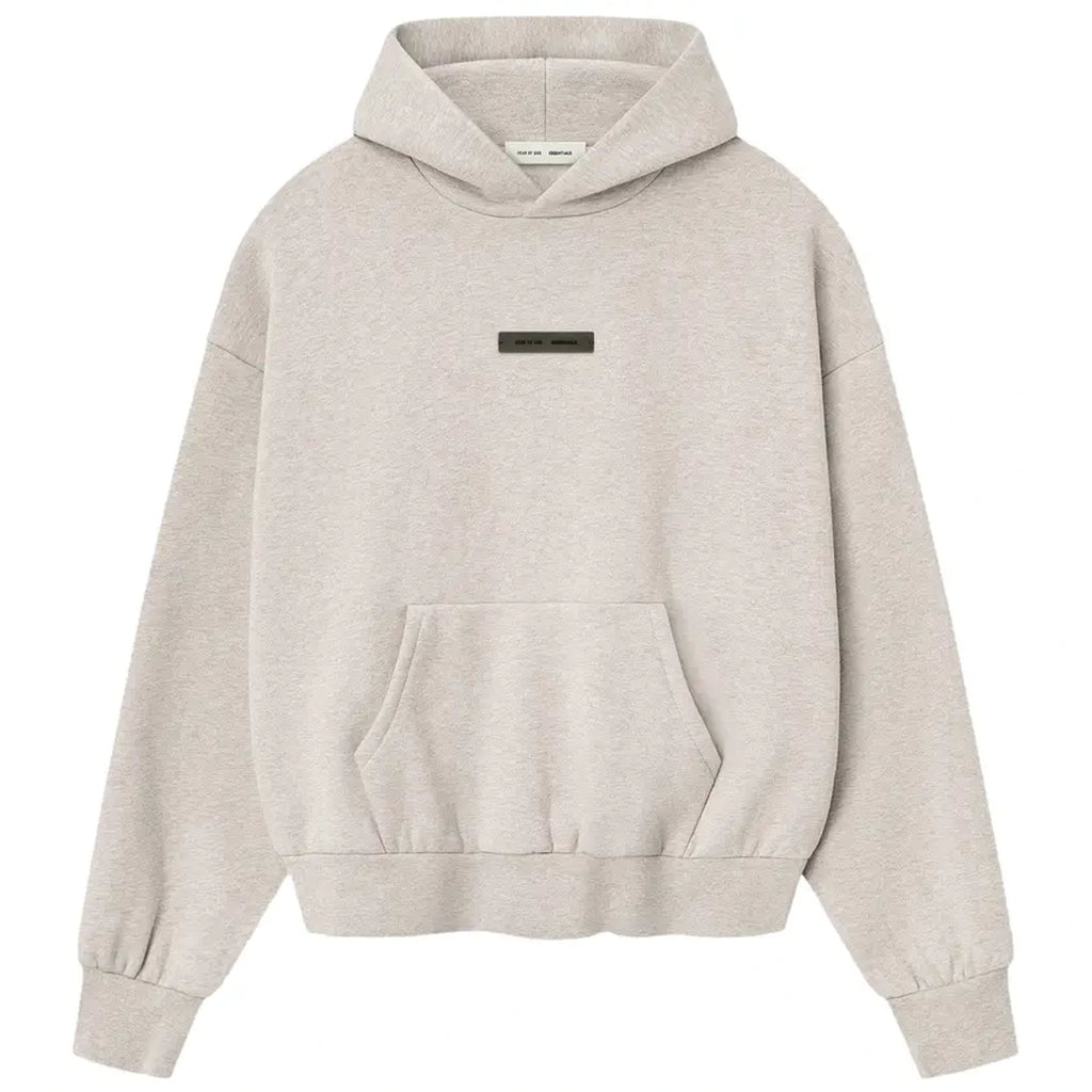 Essentials SS25 Heather Stone Hoodie
