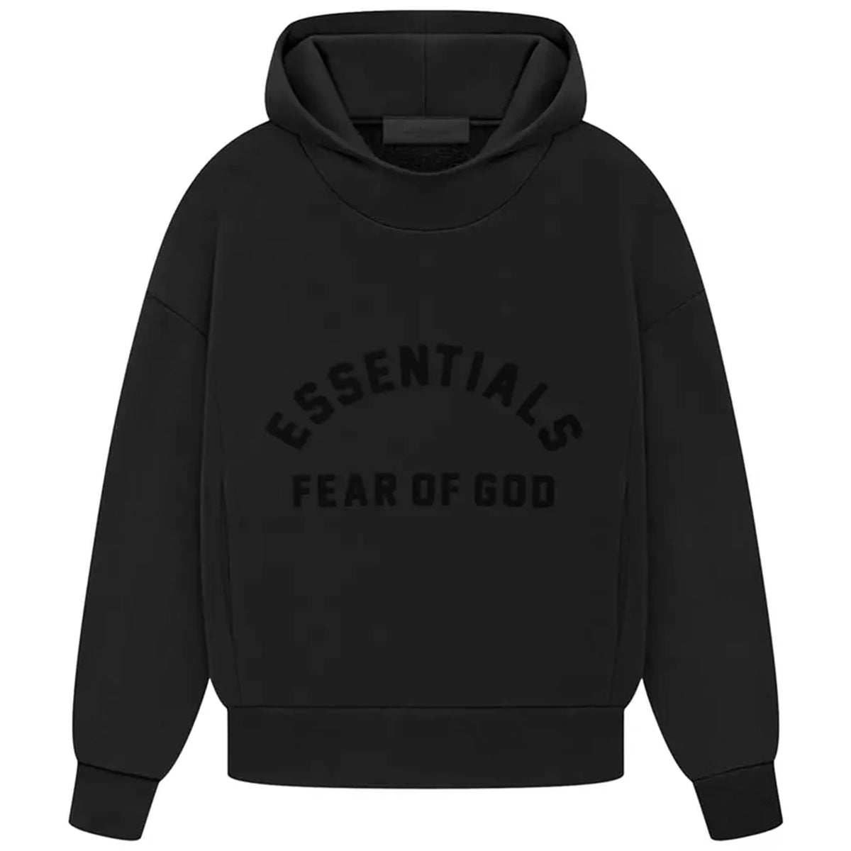 Essentials Jet Black Hoodie