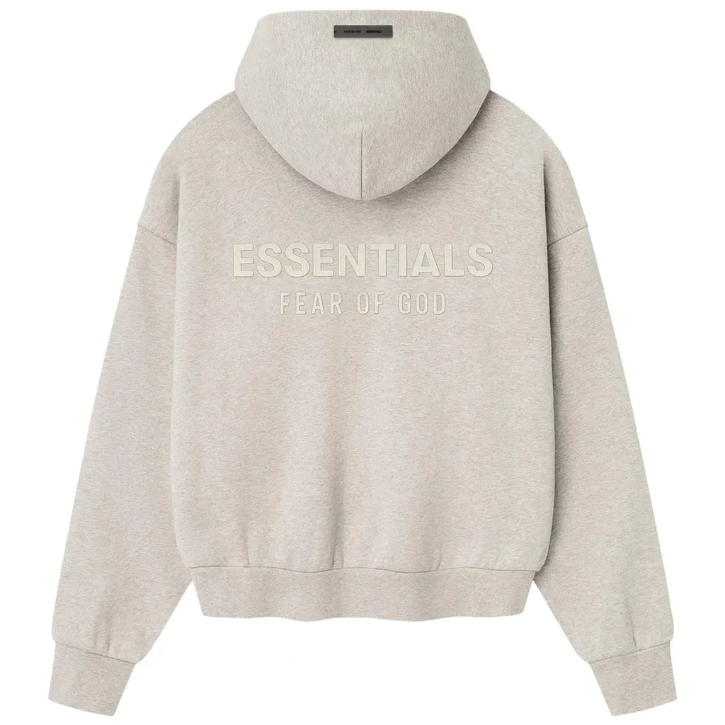 Essentials SS25 Heather Stone Hoodie