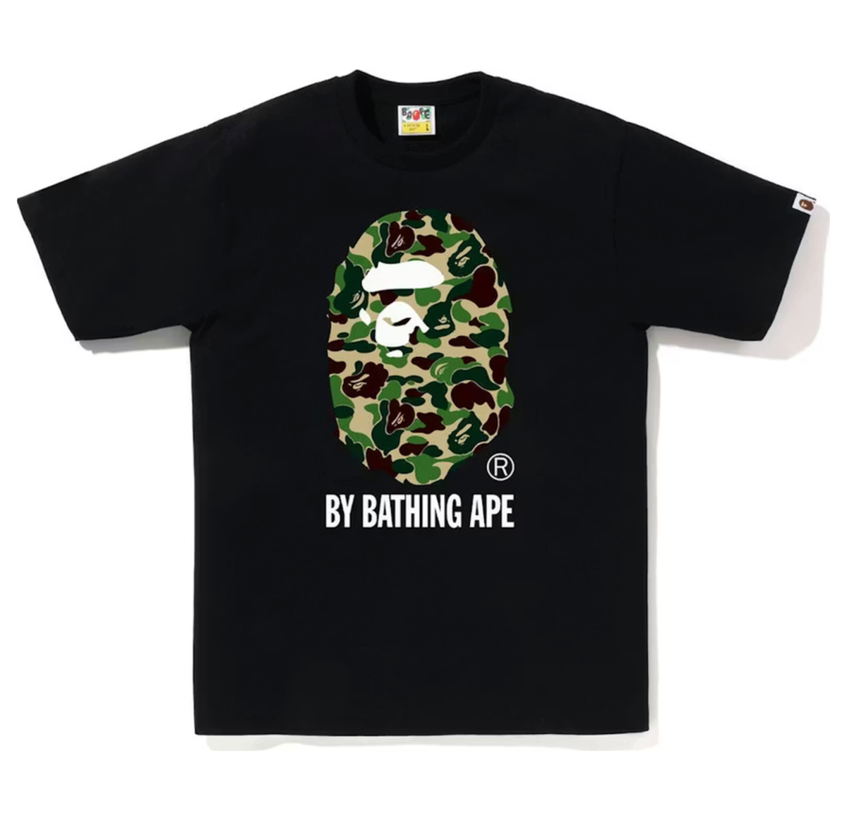 BAPE ABC Camo Tee - Black/Green