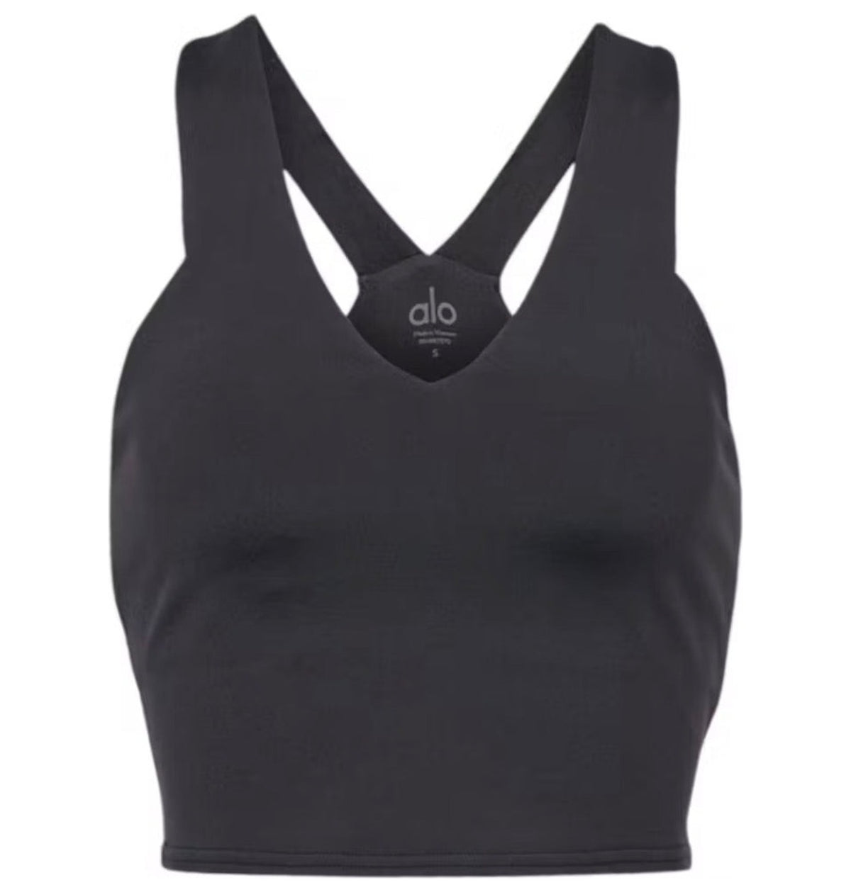 Alo Airbrush Real Bra Tank - Black