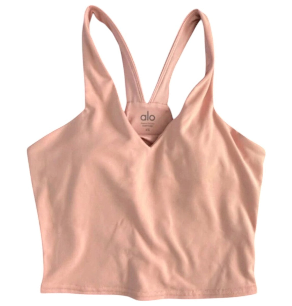 Alo Airbrush Real Bra Tank - Vintage Pink