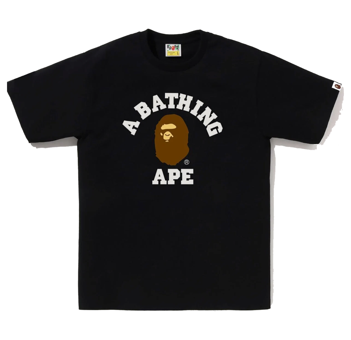 BAPE College Logo Tee - Black