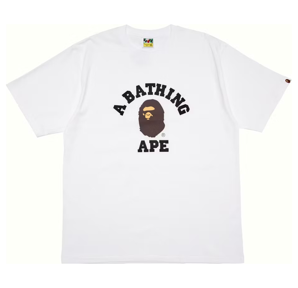 BAPE College Logo Tee - White