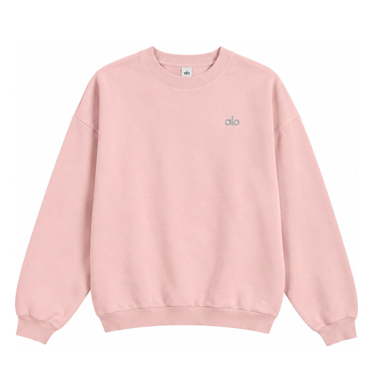 Alo Accolade Crewneck - Pink Quartz