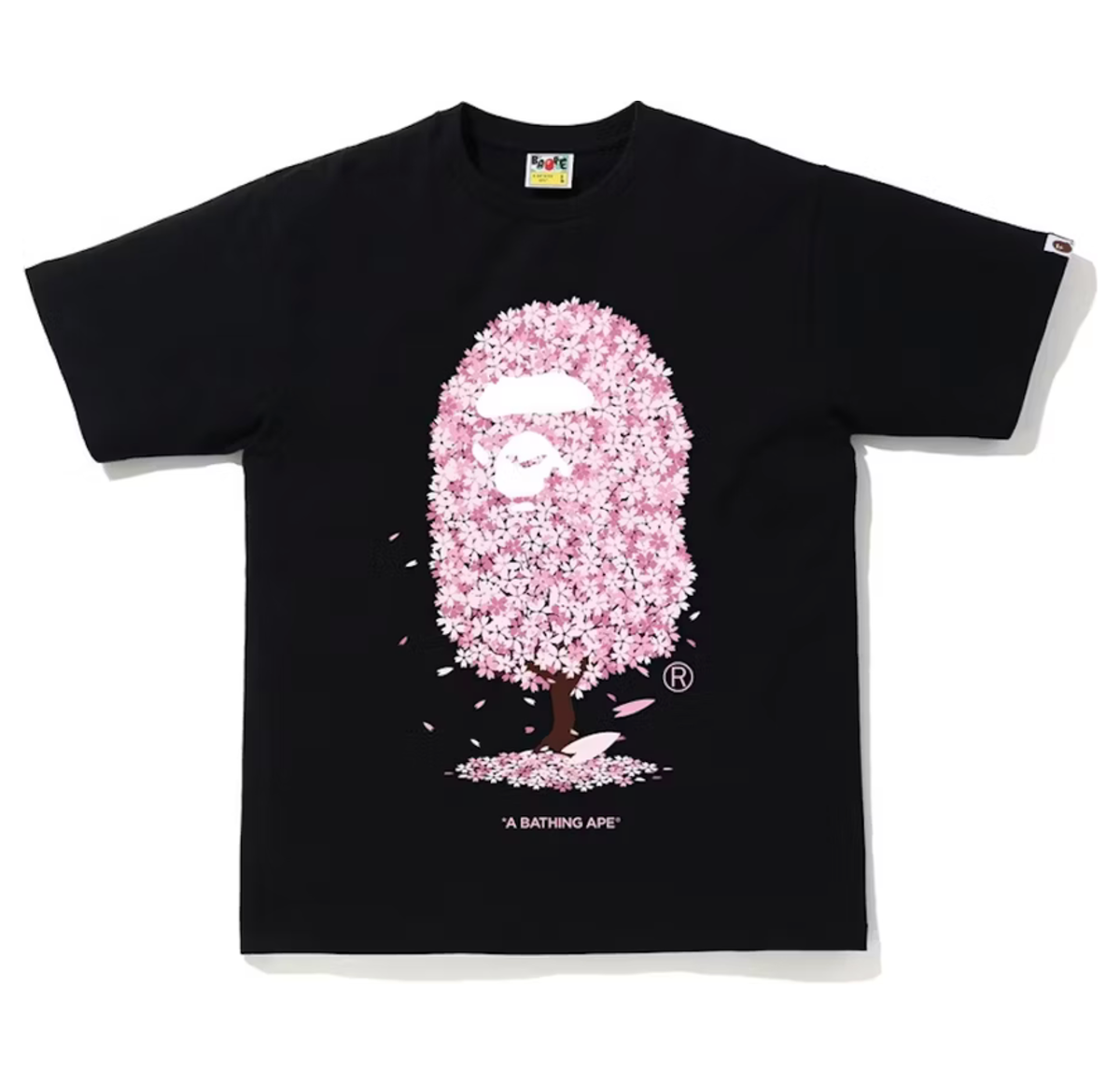 BAPE Sakura Tree Tee - Black
