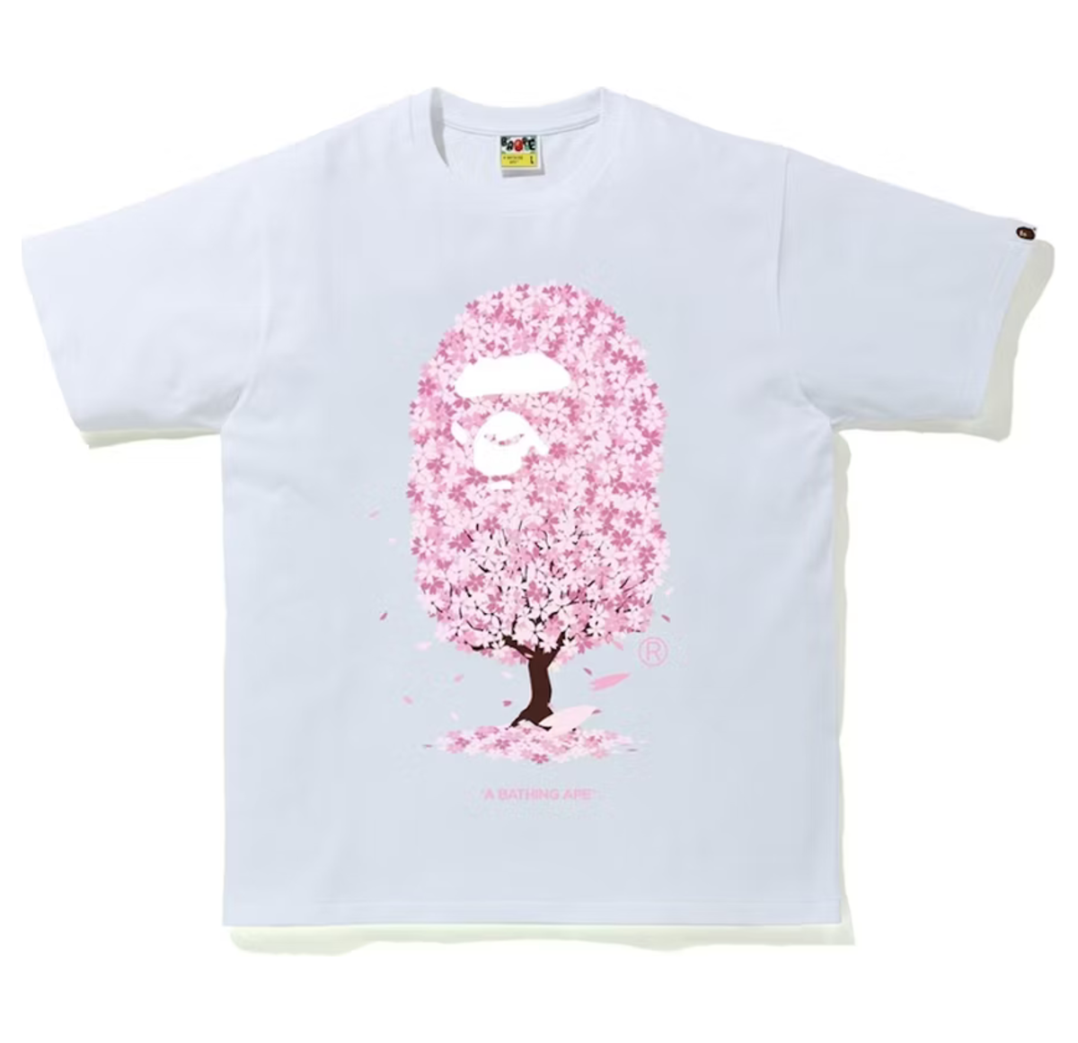 BAPE Sakura Tree Tee - White
